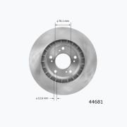 Trinexis Disc Brake Rotor 54048 (Demo)